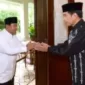 Menteri Pertahanan Prabowo Subianto bersilaturahmi ke kediaman Presiden Joko Widodo. (Dok. Tim Media Prabowo Subainto)
