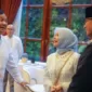 Sandiaga Uno dan istrinya Nur Asia Uno di rumah Prabowo Subianto. (Foto Instagram.com/@Dirgayuza)