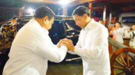 Wiranto bersilaturahmi ke kediaman Prabowo Subianto. (Foto Instagram.com/@sugiono_56)