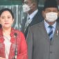 Ketua Umum Partai GerindraPrabowo Subianto bersama Ketua DPP PDI Perjuangan Puan Maharani. (Dok. Biro Pers Sekretariat Presiden/Lukas)