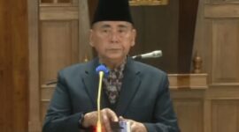 Tangkapan Layar, Pimpinan Pondok Pesantren Al Zaytun, Panji Gumilang. (Dok. Youtube.com/Al-Zaytun Official)  