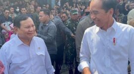 Menteri Pertahanan Prabowo Subianto bersama Presiden Jokowi. (Instagram.com/@prabowo)