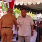 Menteri Pertahanan Prabowo Subianto di acara peresmian 16 titik air di Dusun Upunyor, Kabupaten Maluku Barat Daya (MBD). (Dok. Tim Media Prabowo Subianto)