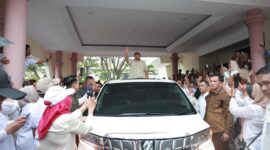 Ketua Umum Partai Gerindra Prabowo Subianto menghadiri acara Konsolidasi Zona III Pemenangan Pileg Partai Bulan Bintang di Hotel Pangeran Beach, Padang. (Dok. Tim Media Prabowo Subianto)