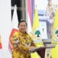 Menteri Pertahanan RI, Ketua Umum Partai Gerindra, dan Calon Presiden 2024 Prabowo Subianto di DPP Partai Golkar, Jakarta.(Facbook.com/@Prabowo Subianto )