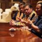 Keluarga besar Koalisi Indonesia Maju menerima Silahturahmi dari Presiden RI ke - 6 Susilo Bambang Yudhoyono bersama Agus Harimurti Yudhoyono. (Dok. TIm Media Prabowo)