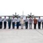 Menteri Pertahahan Prabowo Subianto menyerahkan lima pesawat NC-212i buatan PT Dirgantara Indonesia (PTDI). (Dok. Tim Meida Prabowo Subianto)

