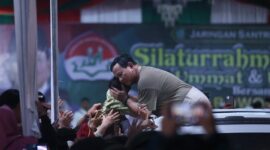 Kehadiran capres nomor urut 2 Prabowo Subianto di Palembang. (Dok. Tim Media Prabowo-Gibran)


