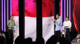 Calon wakil presiden (Cawapres) nomor urut 2 Gibran Rakabuming Raka Acara Debat Cawapres. (Dok. TKN Prabowo Gibran)

