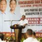 Sekjen Partai Gerindra Ahmad Muzani menghadiri konsolidasi DPC Gerindra Kabupaten Cianjur. (Dok. Media Partai Gerindra)