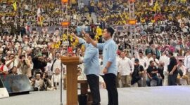 Calon Presiden Prabowo Subianto bersama Calon Wakil Presiden Gibrang Rakbuming Raka. (Instagram.com/@prabowo)