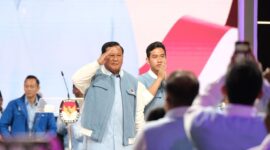 Acara debat kelima Pilpres 2024 yang digelar di Jakarta Convention Center (JCC), Jakarta.  (Dok. TKN Prabowo - Gibran)