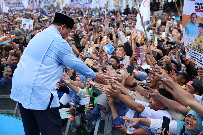 Capres nomor urut 2, Prabowo Subianto kampanye bertajuk 