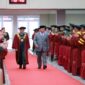 Menteri Pertahanan Prabowo Subianto menghadiri wisuda Unhan RI di Sentul, Bogor. (Dok. Tim Media Prabowo)
