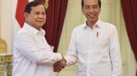 Menteri Pertahanan Prabowo Subianto bersama Presiden Jokowi. (Dok. Setkab.go.id)
