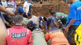 Tim Gabungan melakukan evakuasi warga yang terdampak banjir di Kabupaten Padang Pariaman, Sumatra Barat. (Dok. BPBD Kabupaten Padang Pariaman)

