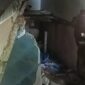 Rumah Warga di Kabupaten Ngawi Tertimpa Longsor Batu. (Dok. FIN)

