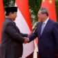 Presiden RI Prabowo Subianto dan Perdana Menteri (PM) Tiongkok Li Qiang. (Dok. Tim Media Prabowo)
