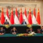 Menteri Kelautan dan Perikanan (KKP) Sakti Wahyu Trenggono melakukan penandatanganan pedoman kerja sama teknis (Technical Cooperation Guidelines/TCG). (Facebook.com @Sakti Wahyu Trenggono)


