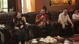 Sekum PSMTI Peng Suyoto menghadiri Forum Bersama Indonesia Tionghoa di JIExpo, Jakarta, menegaskan kontribusi sosial dan budaya Tionghoa. (Dok. PSMTI )  